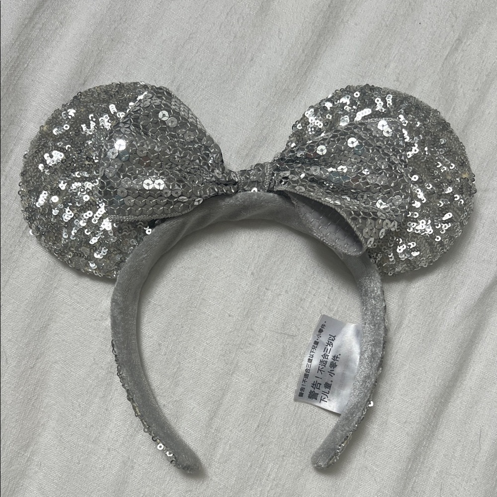 Silver Mickey Mouse Ears